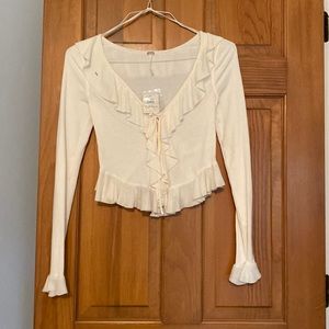 Free people long sleeve shirt